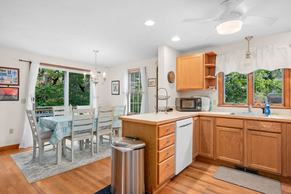 Continued convenient open living spaces