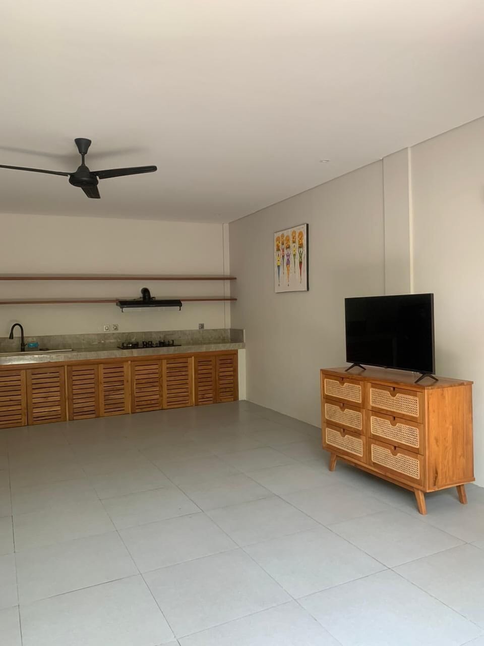 Three-Bedroom Villa with Private Pool | Living area | 43-inch Smart TV with digital channels