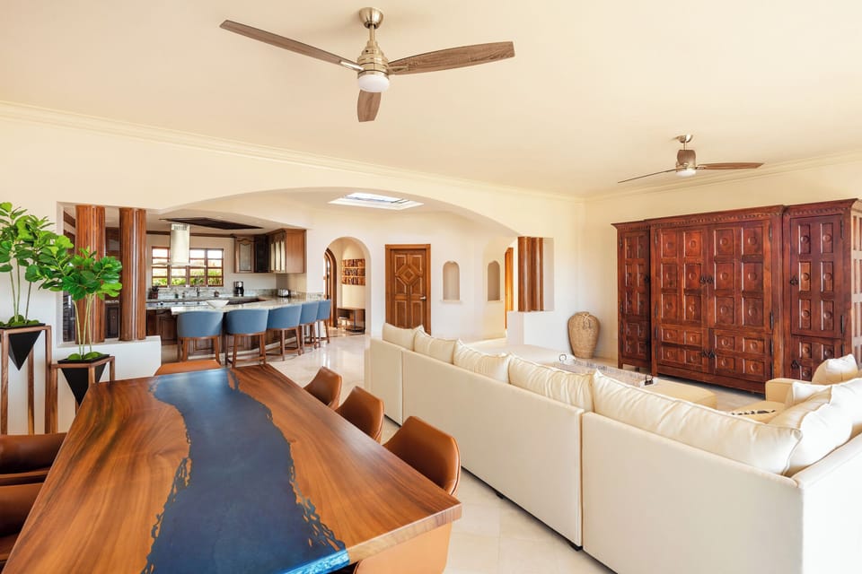 Dining Room, Living Room and Kitchen
