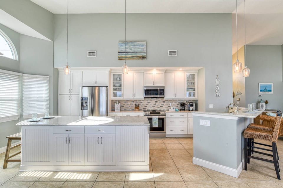 The modern appliances are a chef's dream.