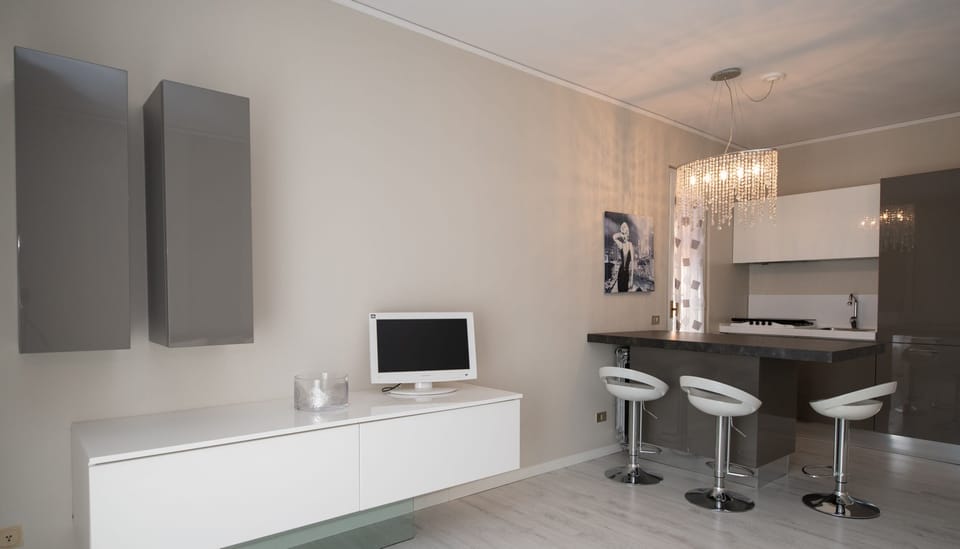 Basic Apartment | Living area | 10-inch Smart TV with digital channels