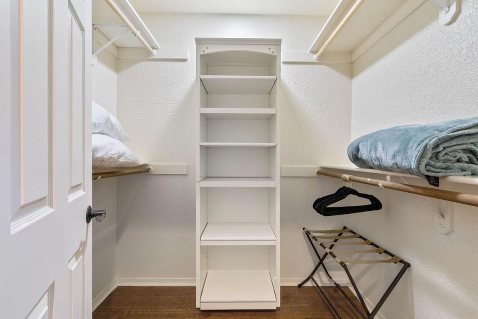 Spacious closet
