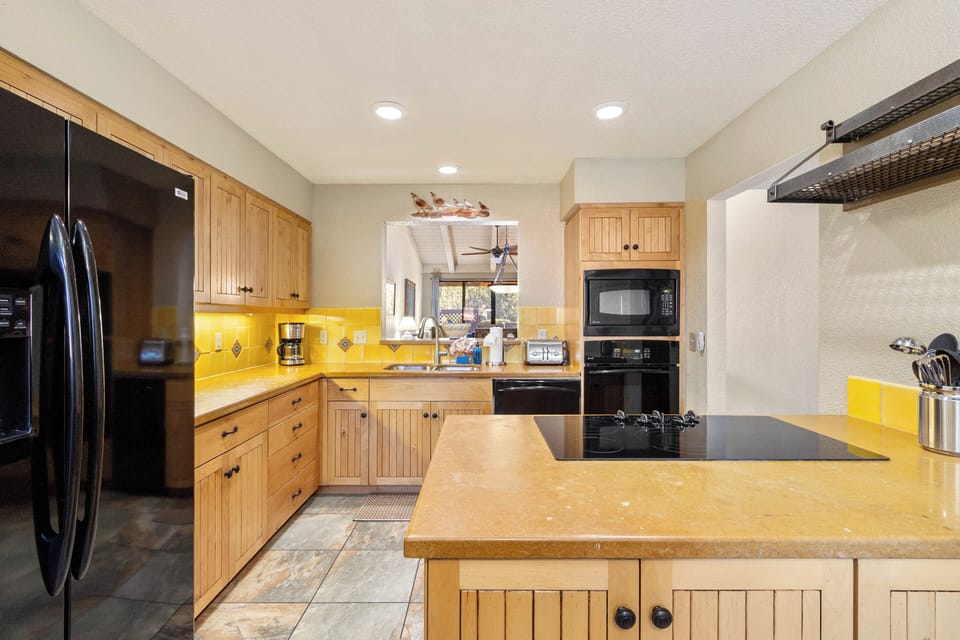 Spacious and open kitchen