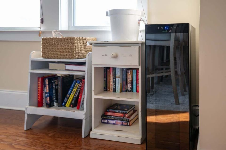 Books and Wine Fridge