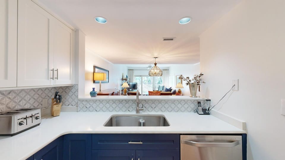 Kitchen with Pass-Through Window