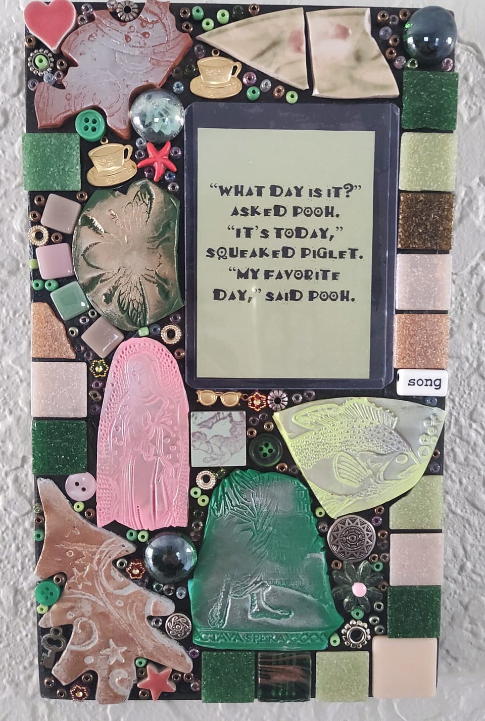 Bunk Beds with fun moutain graphic wall mural.  