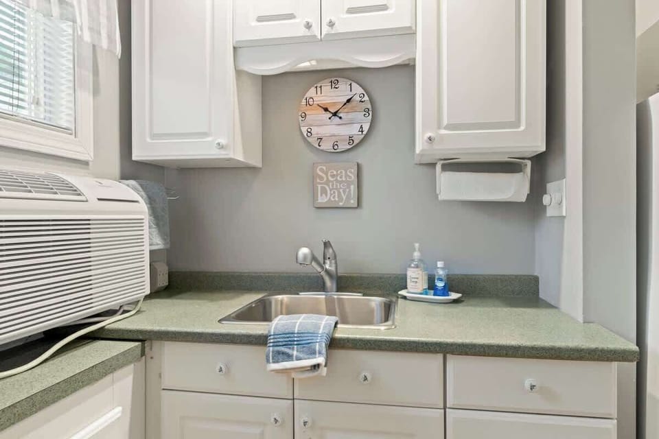 sink and work area