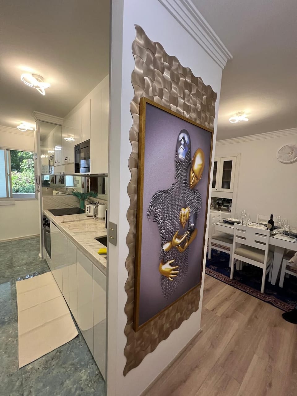 Entrada do apartamento. 