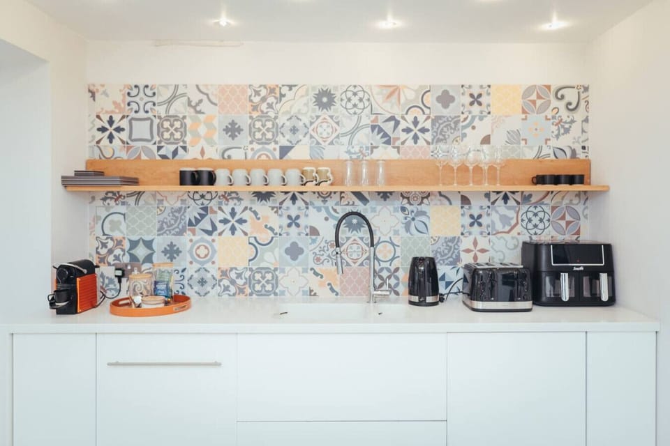 Open plan kitchen and living room