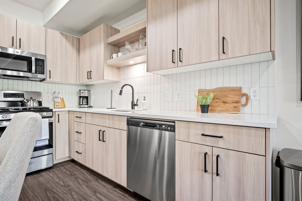 Not to worry, we have a dishwasher for quick clean-up.