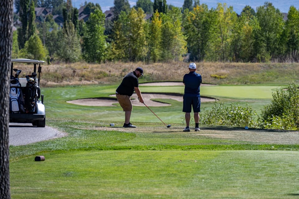 Golfing outside your door