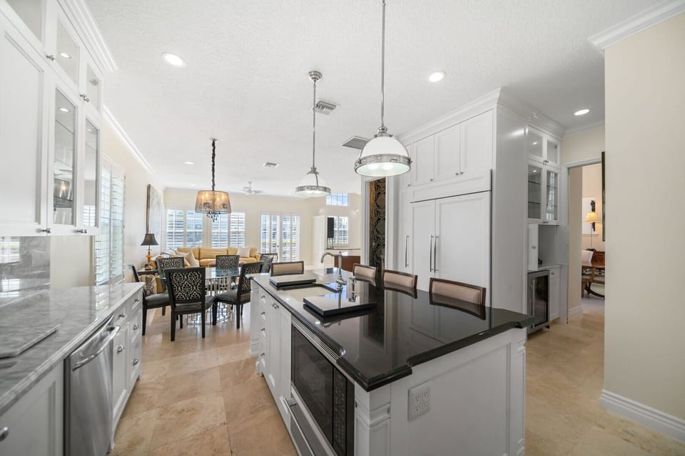Fully stocked kitchen