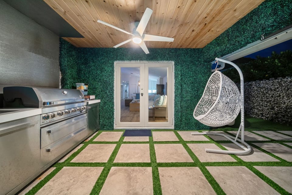 Large BBQ grill