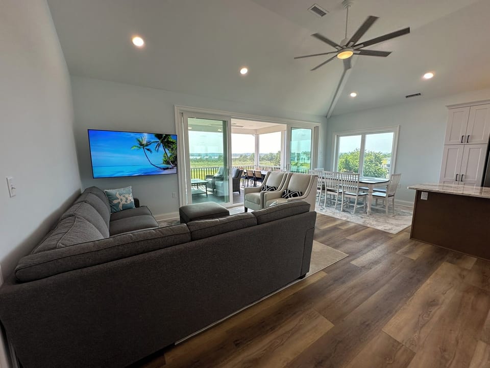 Oversized family room