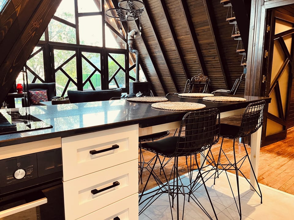 Premium Bungalow, Private Pool, Mountain View | Private kitchen | Full-size fridge, oven, stovetop, dishwasher