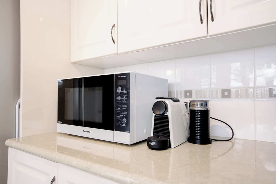 Microwave & Nespresso Machine 