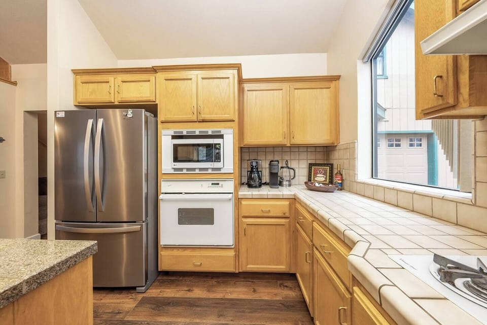 The kitchen  includes the basics for cooking such as cooking oil and simple seasonings as well as a Keurig® Coffee Maker and K-Cup starter pack.