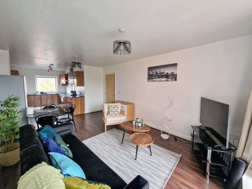 A bright, airy living room that’s ready for relaxation or conversation