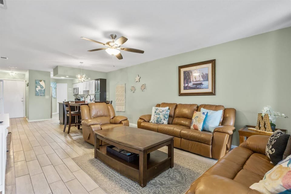 Comfortable seating in the living area