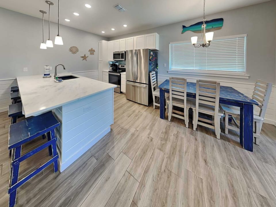 Open Concept Kitchen & Dining Area - First Floor