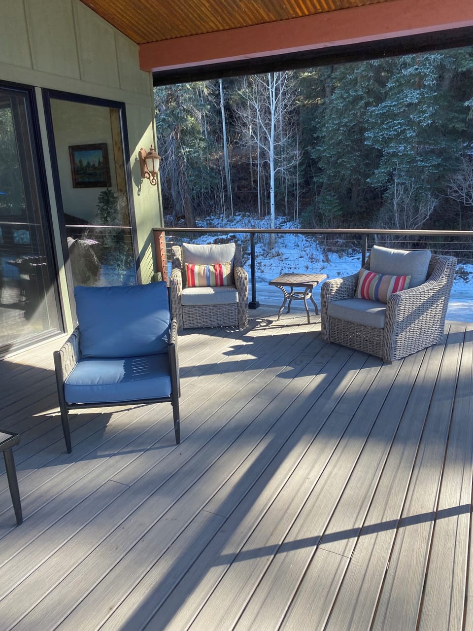 Front deck