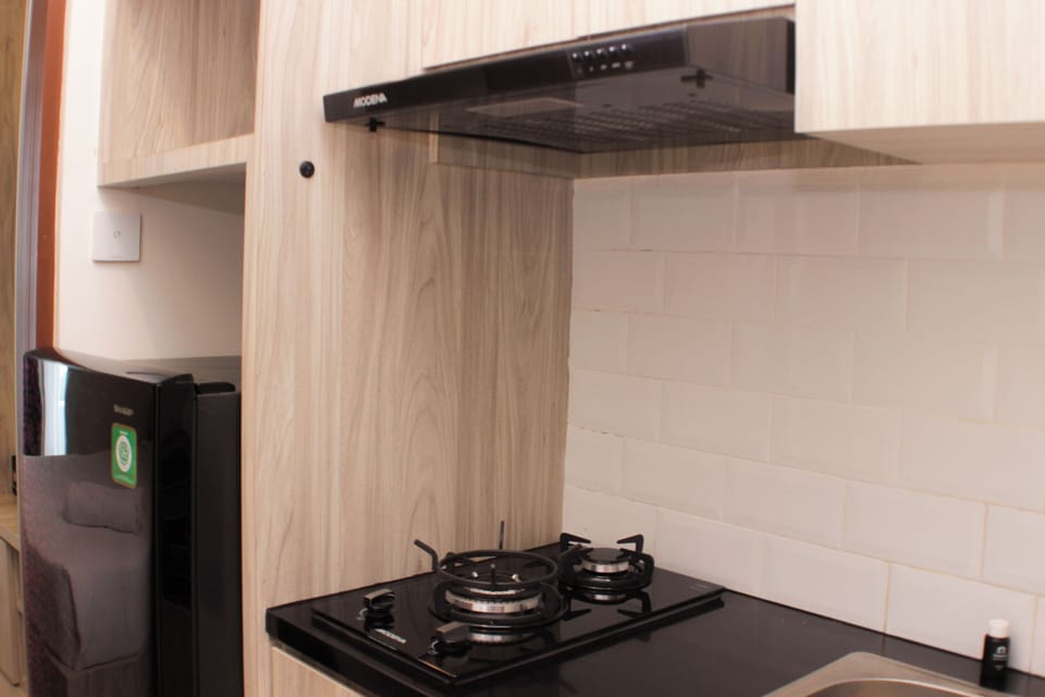 Deluxe Studio | Private kitchen | Fridge, stovetop, rice cooker