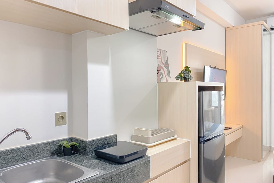 Deluxe Studio | Private kitchen | Fridge, stovetop, rice cooker