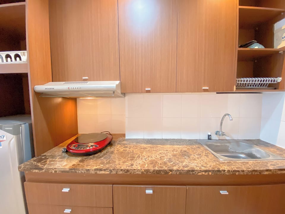 Deluxe Studio | Private kitchen | Fridge, stovetop, rice cooker
