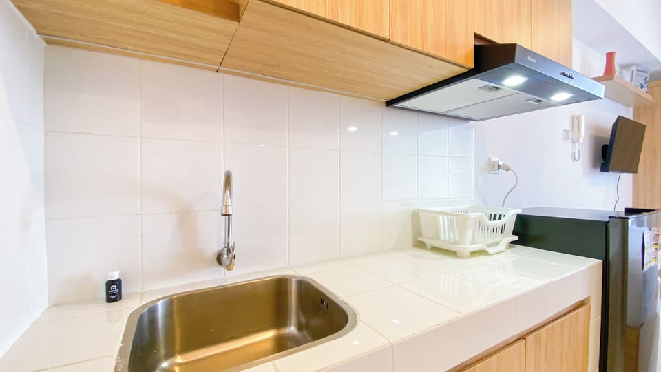 Deluxe Studio | Private kitchen | Fridge, stovetop, rice cooker