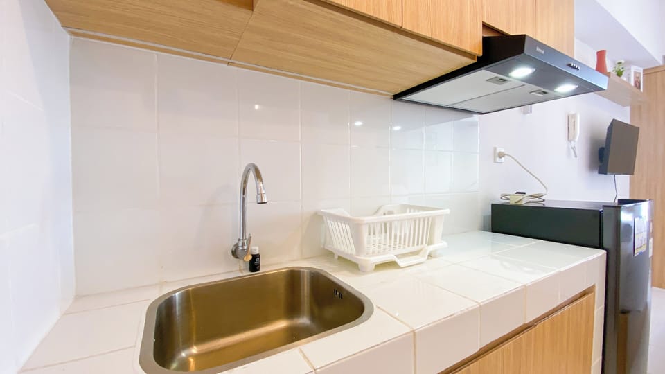 Deluxe Studio | Private kitchen | Fridge, stovetop, rice cooker