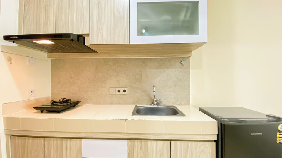 Deluxe Studio | Private kitchen | Fridge, stovetop, rice cooker