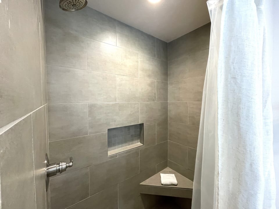 Primary Bathroom with Walk-In Shower on Main Level