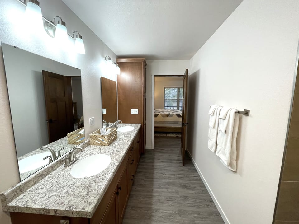 Primary Bathroom with Walk-In Shower on Main Level