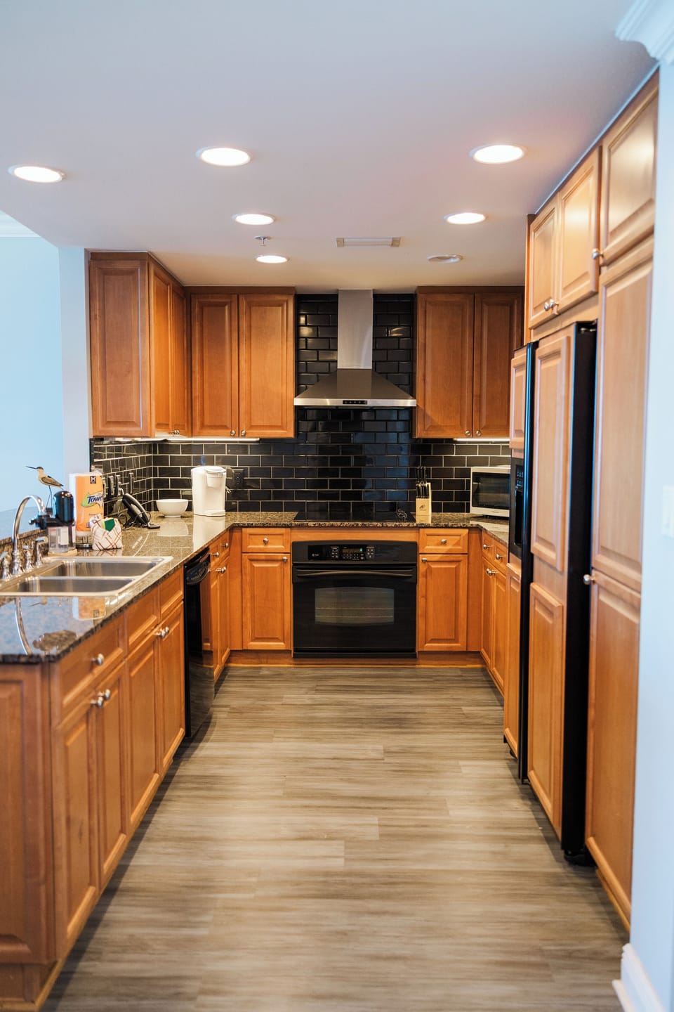 Fully equipped kitchen.  