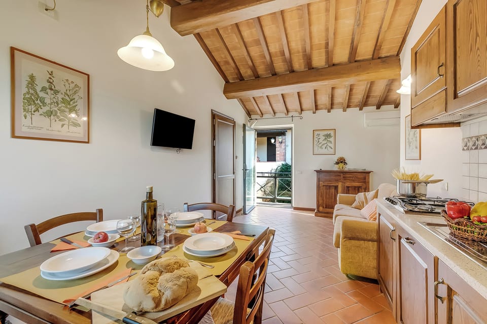 Kitchen and dining area