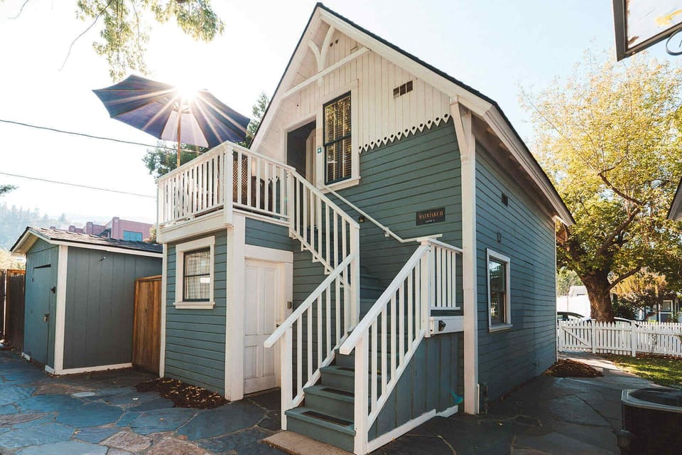 Located in a historical carriage house
