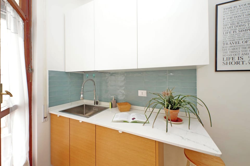 Apartment | Private kitchen | Espresso maker, electric kettle
