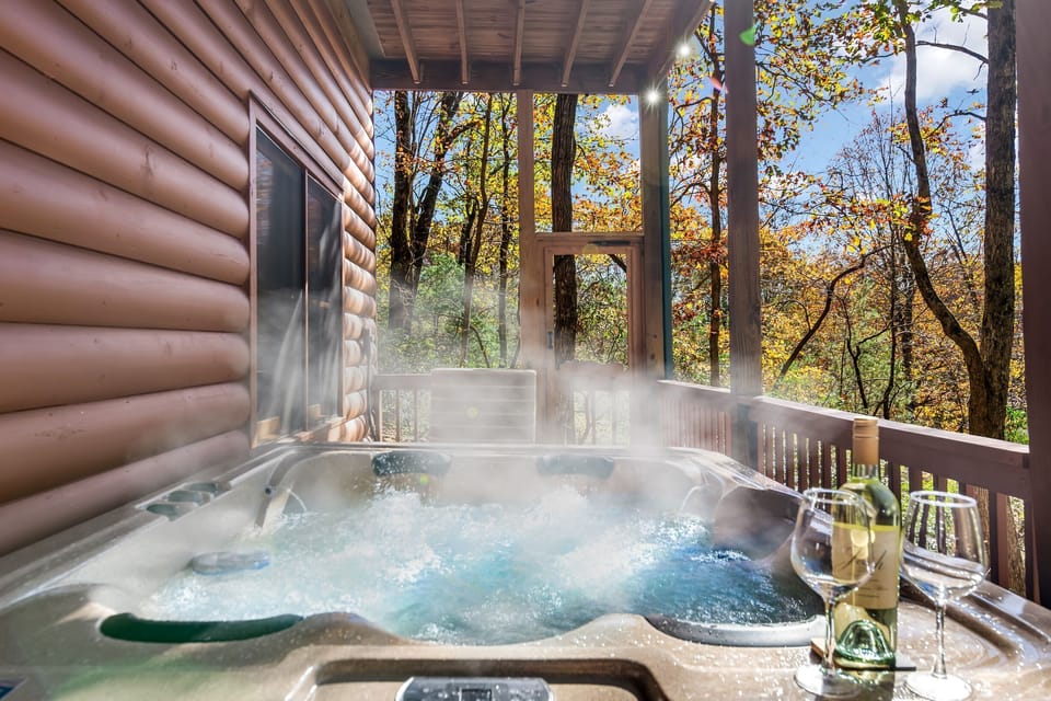 Quiet Waters Cabin Hot Tub