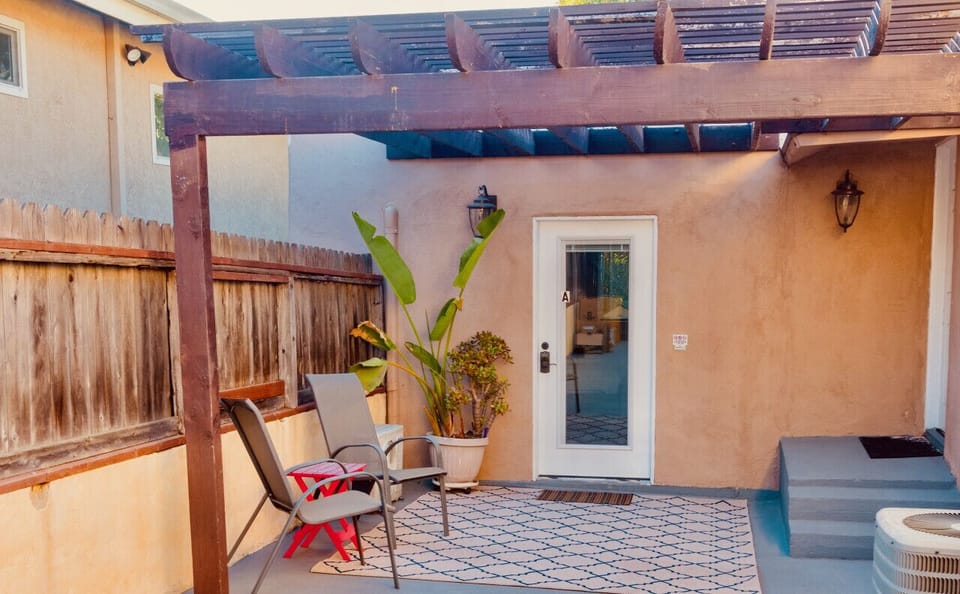 Patio area for a morning coffee or evening wine!