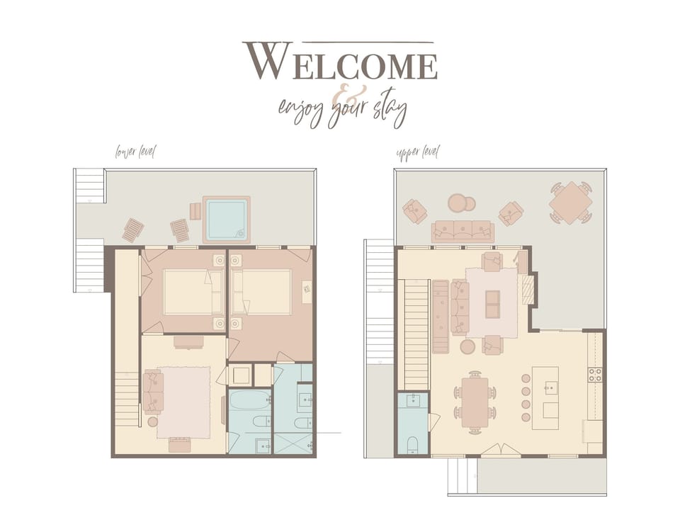 Floorplan of Fox Hill Hideaway