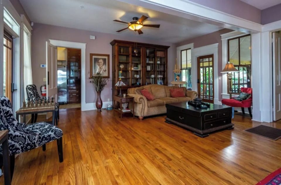 Reading room adjoined with living room