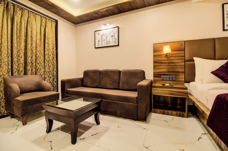 Luxury Double Room, Valley View | Premium bedding, minibar, desk, laptop workspace