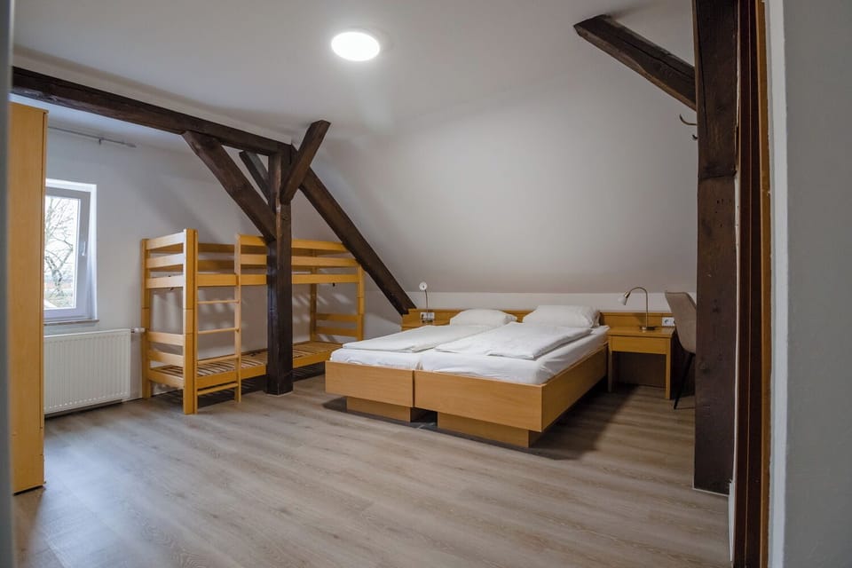 Comfort Quadruple Room | Desk, laptop workspace, free WiFi, bed sheets