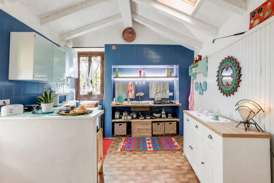 Family Studio, Microwave, Mountainside (Il Nido del Ciabattino in old town) | Private kitchen