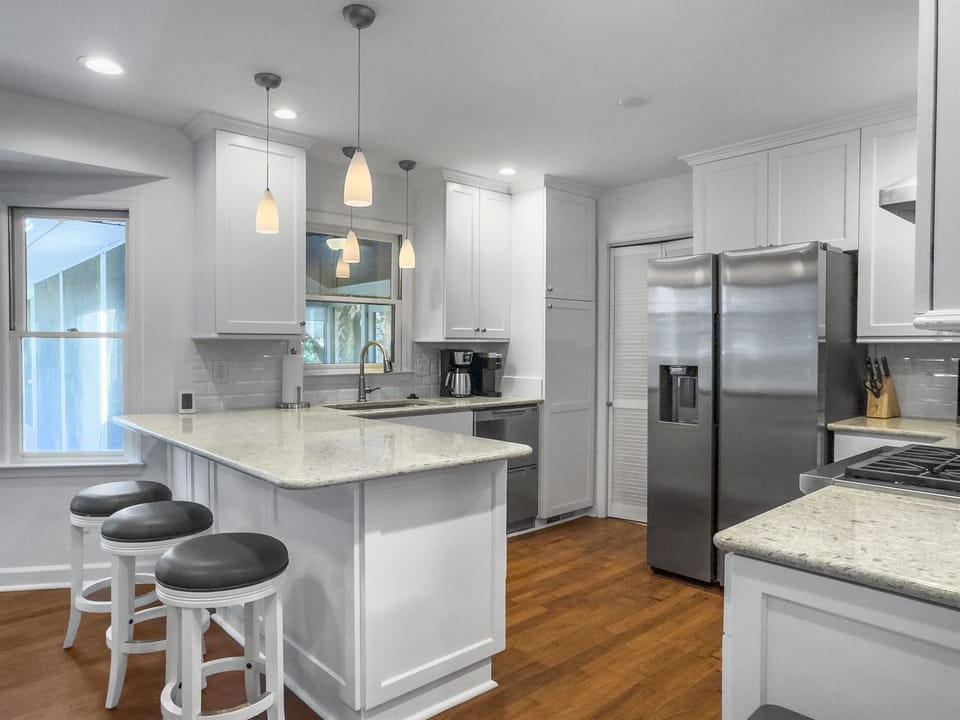 Kitchen | IOP Poolside Paradise | 112 Sparrow Drive | Isle of Palms, SC | IOP Escapes