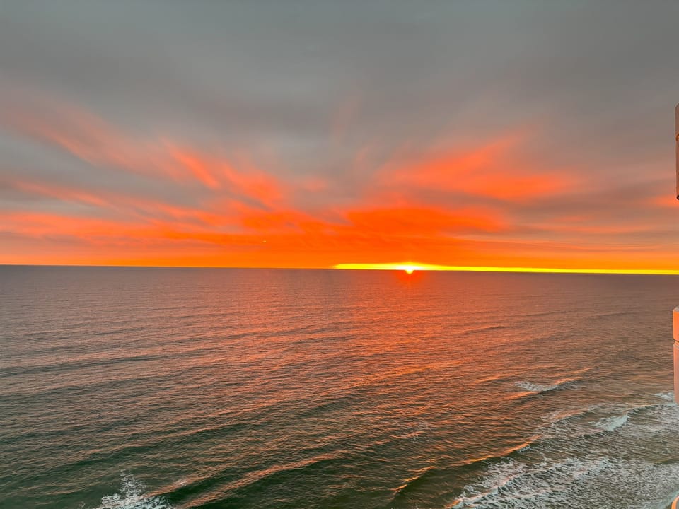 Catch sunrise from the east and sunset on the west from the wrap around balconies