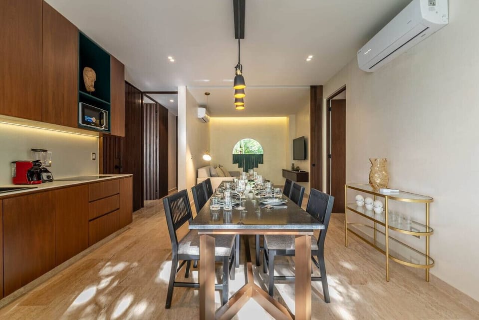 Cook, dine, and relax in this bright and inviting kitchen and dining space