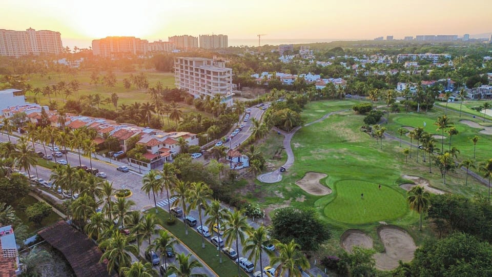 View of the golf course just across the street from Marina Suites