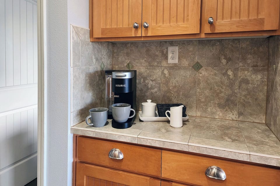 Enjoy a cup of coffee before starting out on a day of exploration.