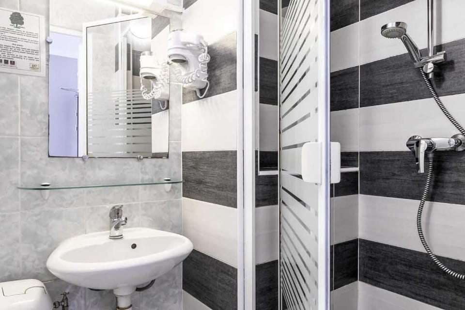 Classic Triple Room | Bathroom | Shower, free toiletries, hair dryer, towels